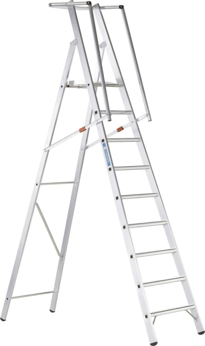 Plattformleiter ZAP
Safemaster S 9 Stufen
Plattformhöhe 2,34 m - Detail 1