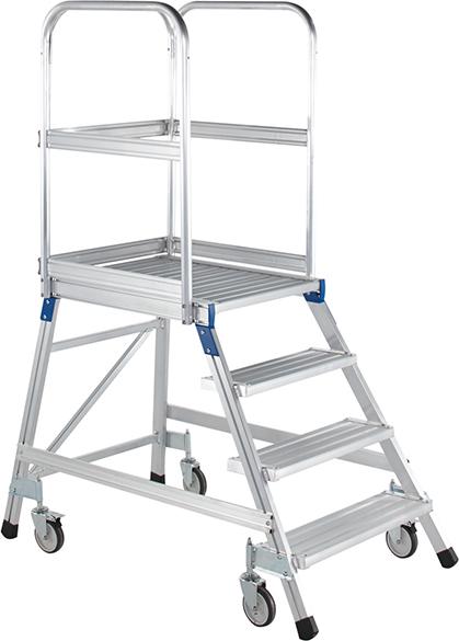 Podesttreppe einseitig
4 Stufen
Podesthöhe 0,96 m - Detail 1