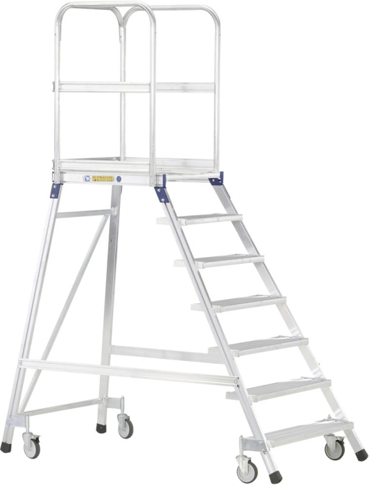 Podesttreppe einseitig
7 Stufen
Podesthöhe 1,68 m - Detail 1