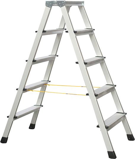 Stehleiter XLstep B
2x5 Stufen
Leiterlänge 1,36 m - Detail 1