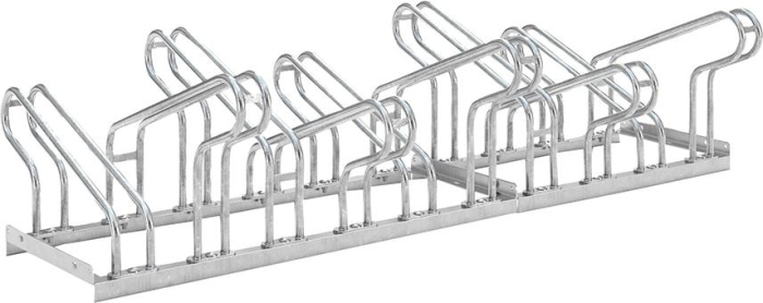 Fahrradparker Hoch/Tief
zweiseitig, verzinkt
L 1750 mm, 10 Plätze - Detail 1