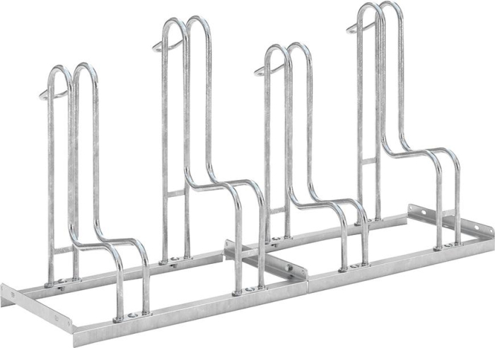 Fahrrad-Standparker
einseitig, verzinkt
L 1400 mm, 4 Plätze - Detail 1