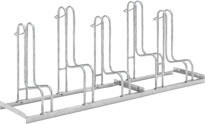 Fahrrad-Standparker
einseitig, verzinkt
L 1750 mm, 5 Plätze - Detail 1