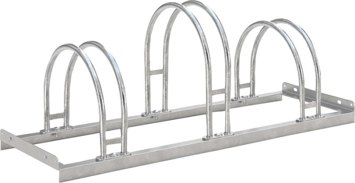 Fahrrad-Bogenparker
einseitig, verzinkt
L 1050 mm, 3 Plätze - Detail 1
