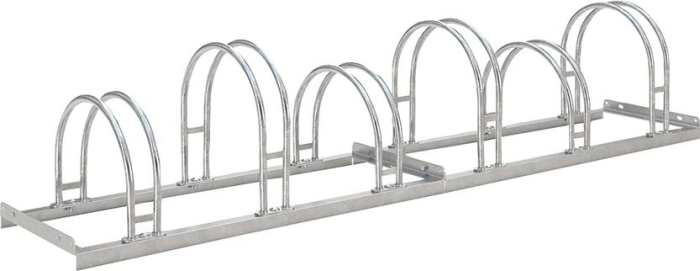Fahrrad-Bogenparker
einseitig, verzinkt
L 2100 mm, 6 Plätze - Detail 1