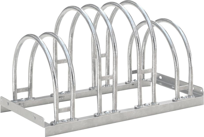 Fahrrad-Bogenparker
zweiseitig, verzinkt
L 700 mm, 4 Plätze - Detail 1