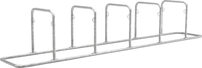 Fahrrad-Anlehnsystem
Modell Galaxy verzinkt
L 4720 mm, 10 Plätze - Detail 1