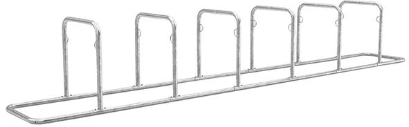 Fahrrad-Anlehnsystem
Modell Galaxy verzinkt
L 5570 mm, 12 Plätze - Detail 1