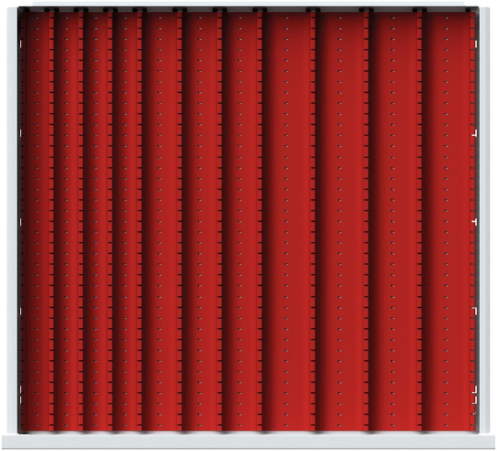 Muldenplatten
f. Schublade B650xT600mm
ab Fronthöhe 90 mm - Detail 1