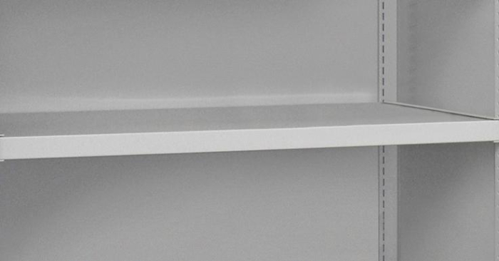 Fachboden RAL 7035
Schwerlastschrank B1040mm
H40xB968xT588 mm - Detail 1
