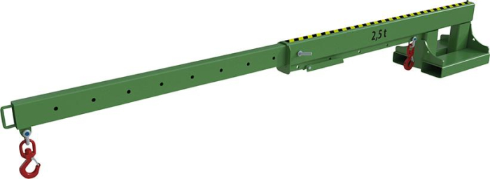 Teleskop-Lader KT 2,5
lackiert, Resedagrün
2160x490x480mm - Detail 1