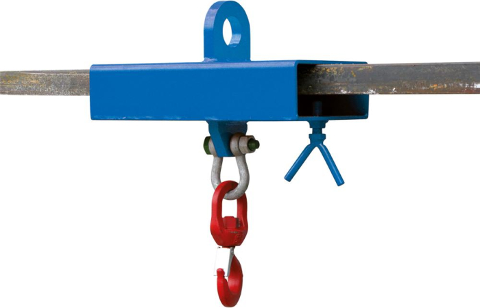 Lasthaken Stapler-
Aufsatz für 1 Gabelzinke
400x210x510 mm
RAL 5010, 1000 kg - Detail 1