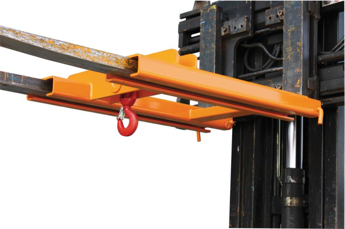 Lasthaken Stapler-
Aufsatz für 2Gabelzinken
940x735x320 mm
RAL 2004, 5000 kg - Detail 1