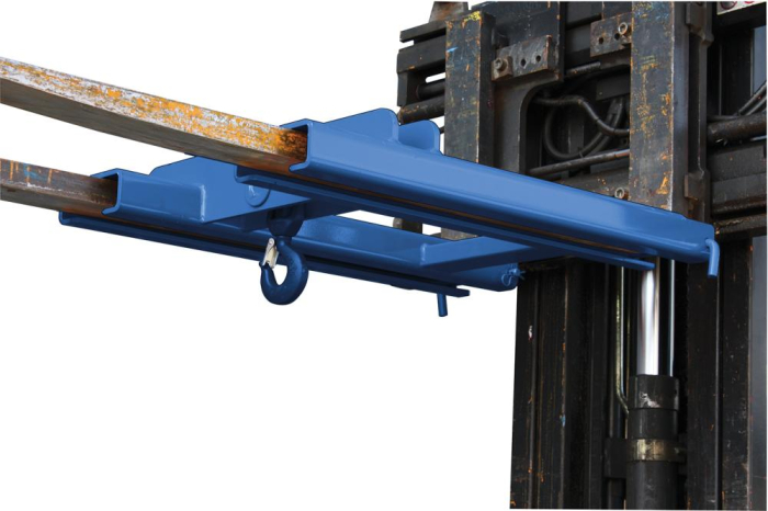 Lasthaken Stapler-
Aufsatz für 2Gabelzinken
940x735x320 mm
RAL 5010, 5000 kg - Detail 1