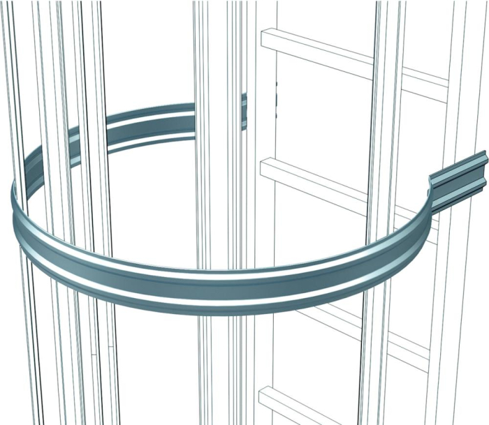 Rückenschutzbügel
D700 mm, Bügelhöhe 80 mm
Aluminium eloxiert - Detail 1