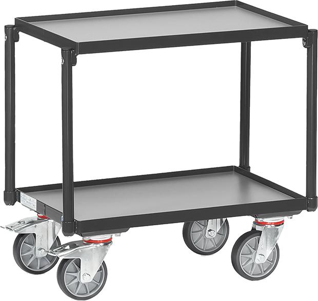 Etagen-Roller 13540 grau
250kg 610x410mm Holz - Detail 1