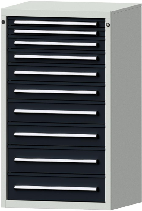 Format Schubladenschrank
B760xT700xH1300mm
RAL7035/7016 - Detail 1