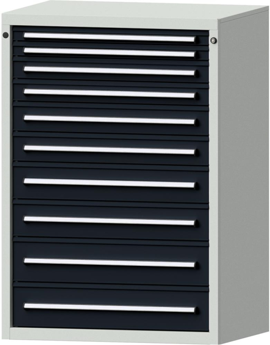 Format Schubladenschrank
B910xT700xH1300mm
RAL7035/7016 - Detail 1