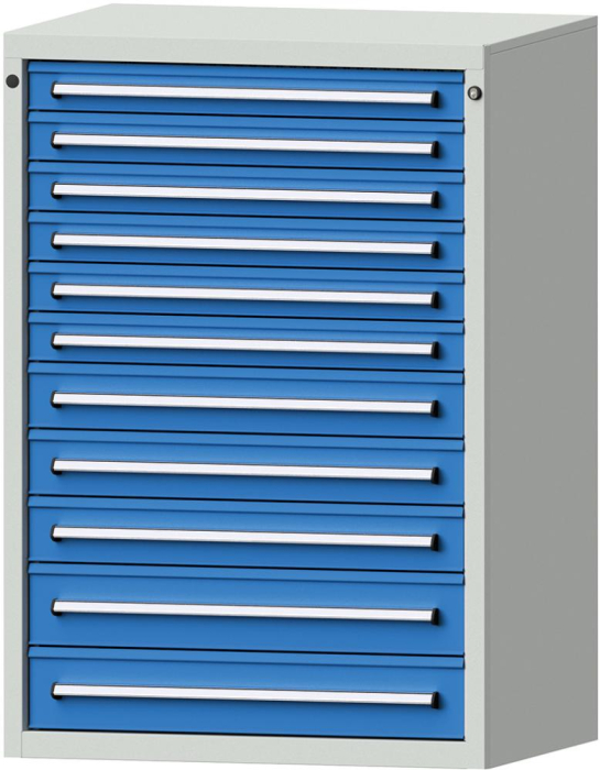 Format Schubladenschrank
B910xT700xH1300mm
RAL7035/5012 - Detail 1