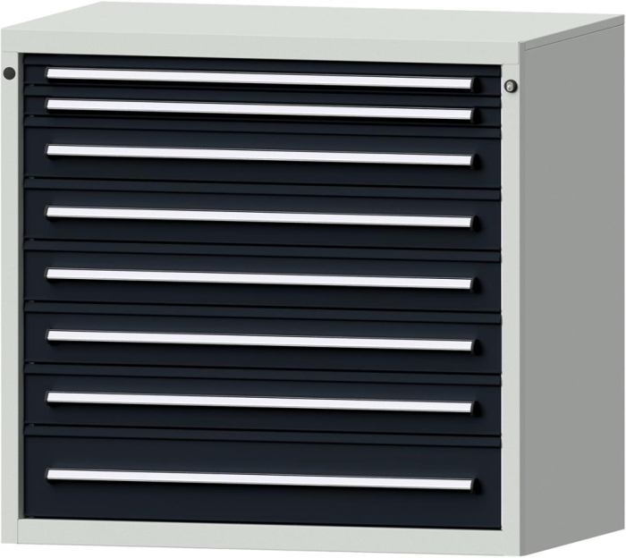 Format Schubladenschrank
B1060xT675xH1000mm
RAL7035/7016 - Detail 1
