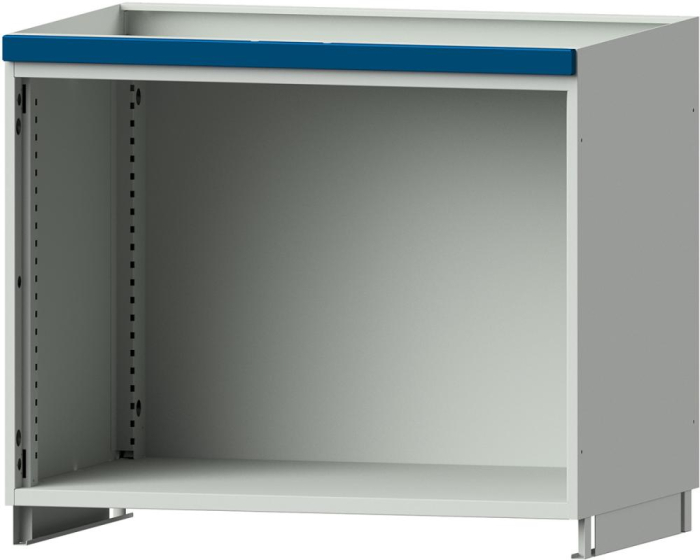 Aufsatzschrank leer
B1015 x T720 x H800 mm
RAL 7035/5012 mit Türen - Detail 1