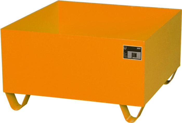Auffangwanne
lackiert orange RAL 2000 - Detail 1