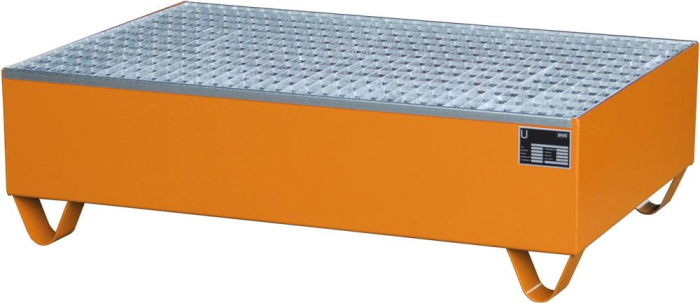 Auffangwanne
lackiert orange RAL 2000 - Detail 1