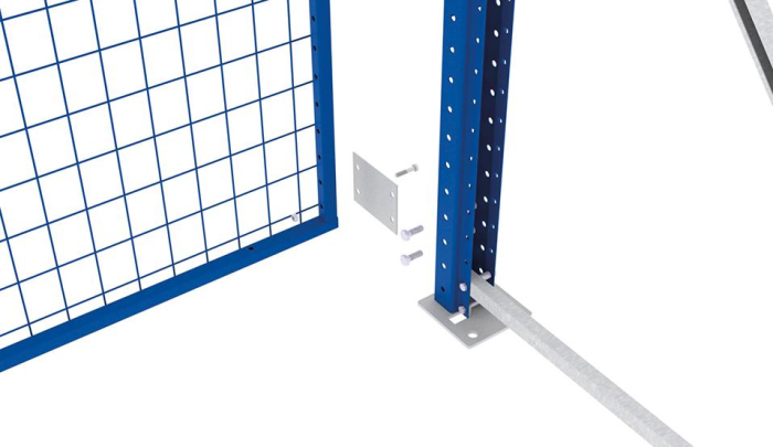 Befestigungsset
für Rückwandgitter
LA 175 mm verzinkt - Detail 1