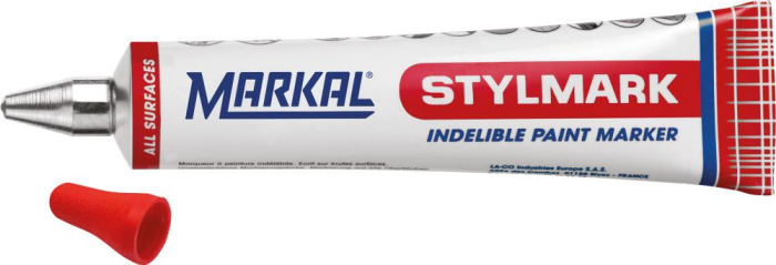 Tubenschreiber Markal
Stylmark 50ml rot - Detail 1