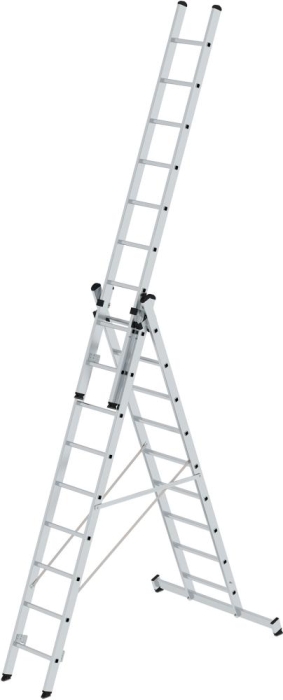 Alu-Mehrzweckleiter
3x9 Sprossen
Leiterlänge 2,70m eingef. - Detail 1