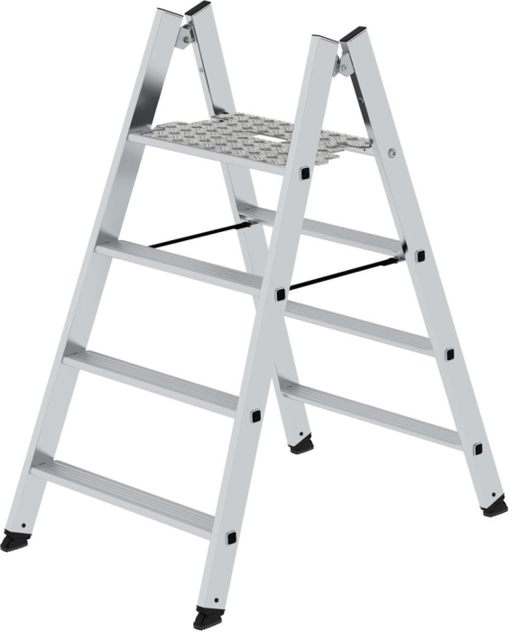 Alu-Klapptritt
4 Stufen beidseitig
Plattformhöhe 0,99 m - Detail 1