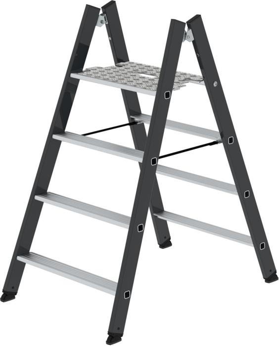 Alu-Klapptritt
4 Stufen beidseitig
Plattformhöhe 0,99 m - Detail 1