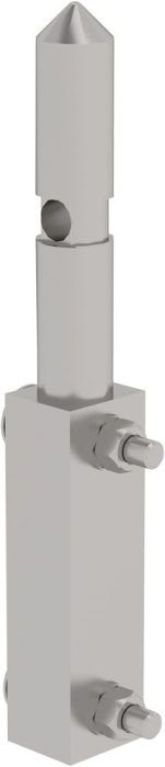 Schienenaufsteckvorricht.
für Einstiegshilfe
Edelstahl V4A - Detail 1