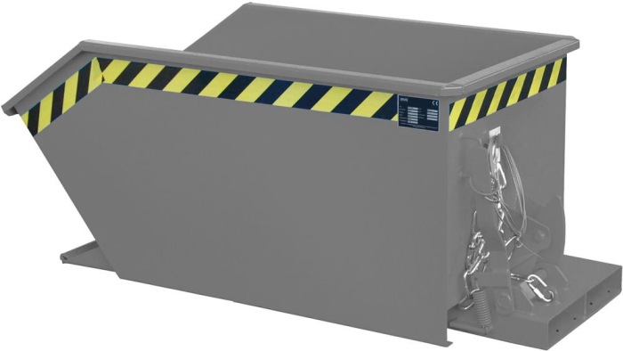 Kippbehälter GU 300 l
B680xT1440xH580 mm
RAL7005 Tragkraft 750kg - Detail 1