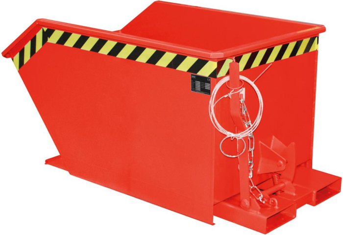 Kippbehälter GU 500 l
B780xT1440xH680 mm
RAL3000 Tragkraft 1000kg - Detail 1