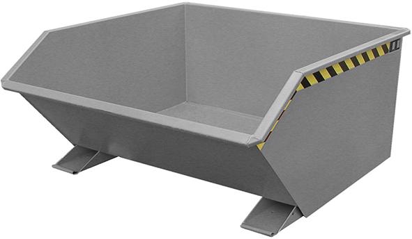 Kippbehälter GU 750 l
B1280xT1440xH680 mm
RAL7005 Tragkraft 1000kg - Detail 1