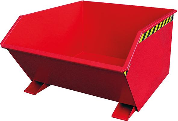 Kippbehälter GU 1000 l
B1280xT1640xH780 mm
RAL3000 Tragkraft 1500kg - Detail 1