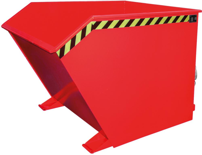 Kippbehälter GU 1500 l
B1280xT1640xH1090 mm
RAL3000 Tragkraft 1500kg - Detail 1