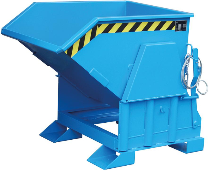 Kippbehälter BK 300 l
B850xT1150xH945 mm
RAL5012 Tragkraft 750kg - Detail 1