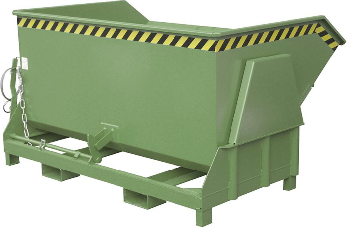Kippbehälter BK 1500 l
B1950xT1430xH1070 mm
RAL6011 Tragkraft 2000kg - Detail 1