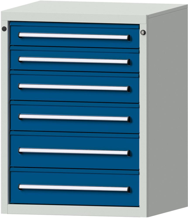 Format Schubladenschrank
B760xT700xH1000mm
RAL7035/5010 - Detail 1