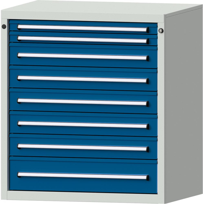 Format Schubladenschrank
B910xT700xH1000mm
RAL7035/5010 - Detail 1