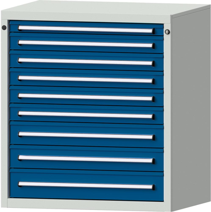 Format Schubladenschrank
B910xT700xH1000mm
RAL7035/5010 - Detail 1