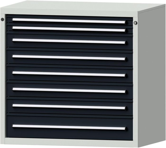 Format Schubladenschrank
B1060xT675xH1000mm
RAL7035/7016 - Detail 1