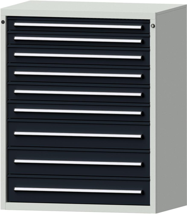 Format Schubladenschrank
B1060xT675xH1300mm
RAL7035/7016 - Detail 1