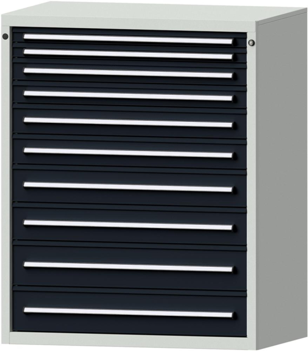 Format Schubladenschrank
B1060xT675xH1300mm
RAL7035/7016 - Detail 1