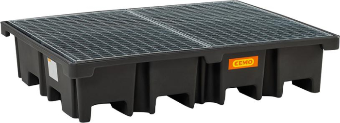 PE-Palettenauffangwanne
425/4 B1670xT1270x360 mm
Tragfähigkeit 1200 kg - Detail 1