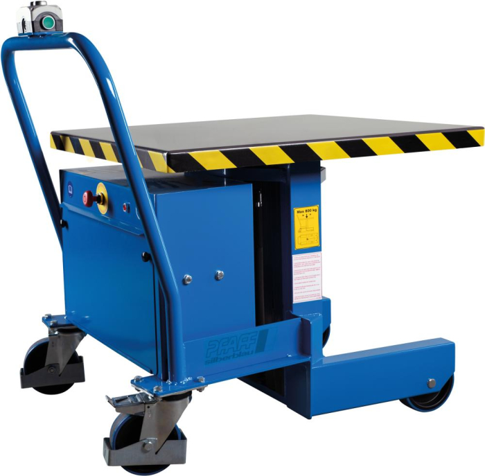 Werkzeughubtisch HT08M
Plattform B800xT750 mm
Bereifung PUR/PUR - Detail 1