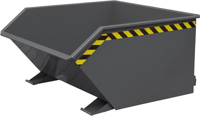 Spänekippbehälter 750 l
B1280xT1410xH680 mm
RAL7016,Tragkraft 1000kg - Detail 1