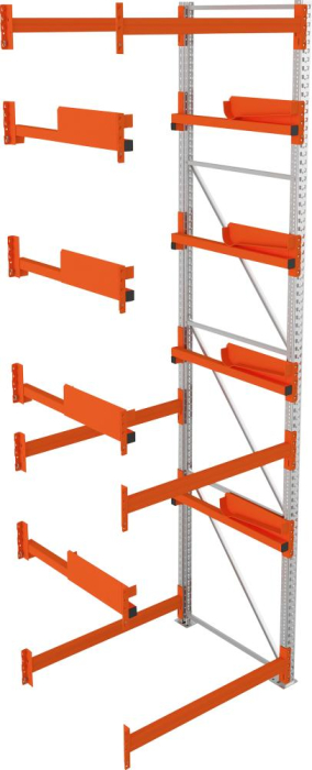 Kabeltrommelregal
B1300xT1100xH4400 mm
Anbaufeld verzinkt - Detail 1